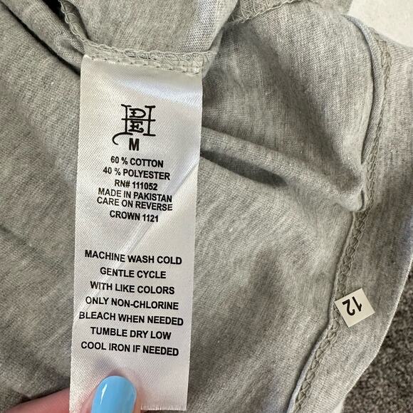 Ed Hardy Mens Tiger Head Graphic T Shirt Cotton Gray Size Medium NWT - Picture 3 of 7